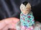 Vintage Chinese Hand Painted Porcelain Statue Of A Boy W/ Cow Vases photo 6