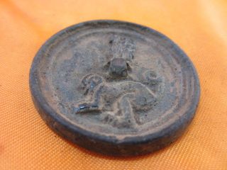Collect Chinese Bronze Age Twelve Chinese Zodiac Cute Monkey Animal Mirror D9 photo