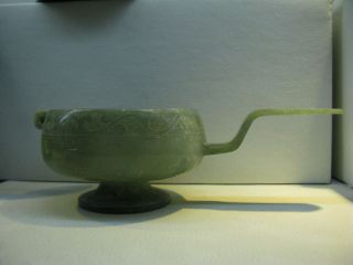 Rare Chinese Jade Carved Spoon photo