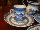 Antique Chinese Blue And White Bowl,  Pitcher,  Platter,  19th C Bowls photo 1