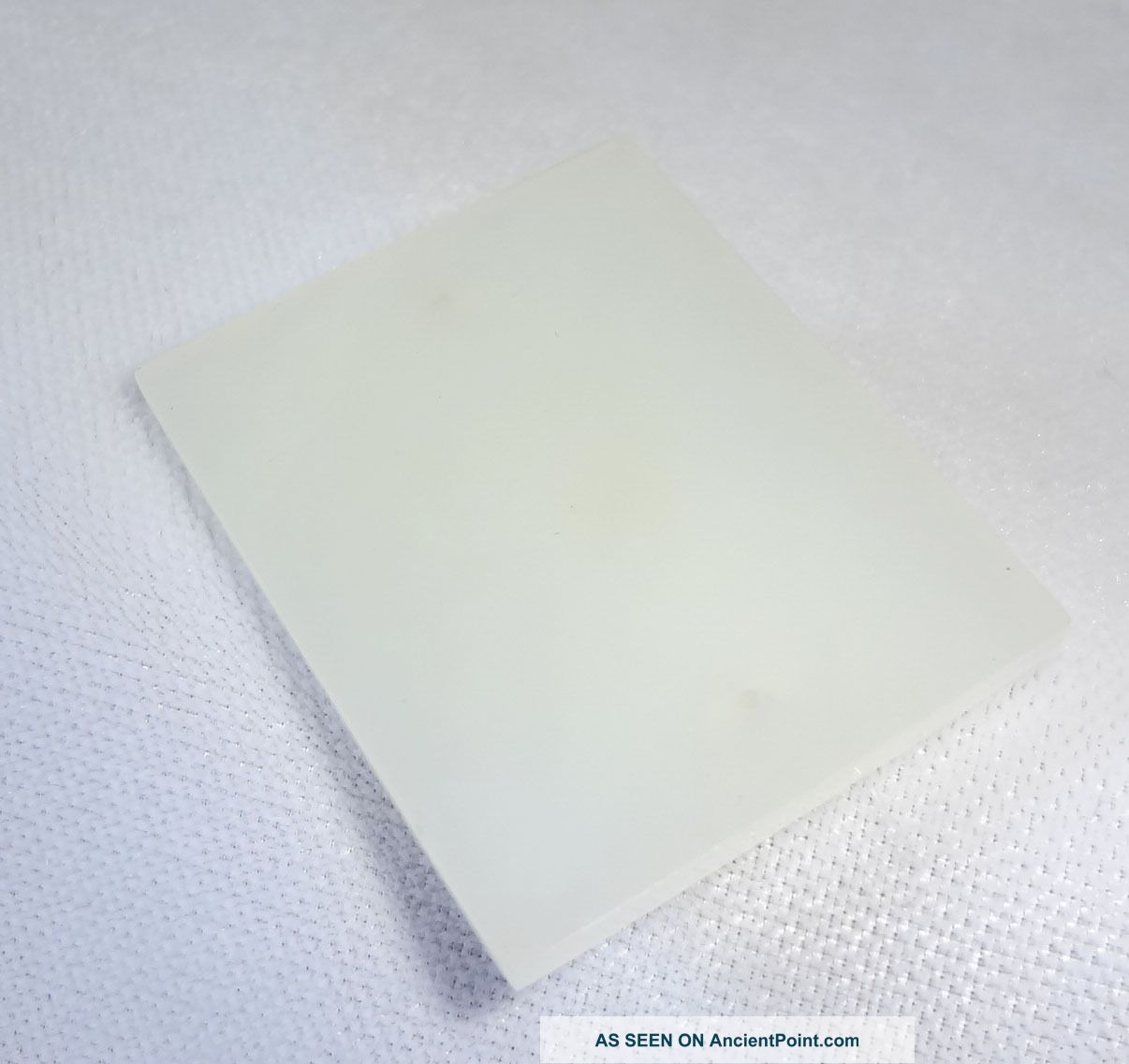 Antique Chinese Beijing Glass Hat Plaque Jade Look - A - Like - Exhibited Haa (chot) Other photo