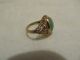 Chinese 14k Yellow Gold - Apple Green Jade Ring Piece And Great Price Other photo 2