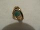 Chinese 14k Yellow Gold - Apple Green Jade Ring Piece And Great Price Other photo 3