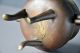 Antique Chinese Brass/bronze Censer Old Incense Burner Elephant Head Handles Other photo 4