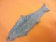 Collection Chinese Bronze Age Primitive Society Rare Unique Fish Shape Money K9 Other photo 2