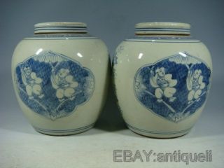 Blue&white Porcelain Jars photo