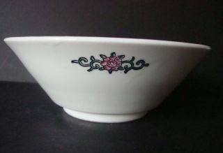 Signed Hand Painted Chinese Gilt Porcelain Soup Bowl photo