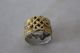 Exquisite Antique Chinese Silver Gilt Tradition Design Ring Other photo 1