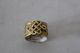 Exquisite Antique Chinese Silver Gilt Tradition Design Ring Other photo 3