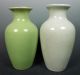 Two Chinese Antique Vintage Colorful Hand Painted Porcelain Floral Flower Vases Vases photo 1