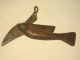 Antique Chinese Wood Handle Fish Shape Knife Other photo 1