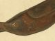 Antique Chinese Wood Handle Fish Shape Knife Other photo 4