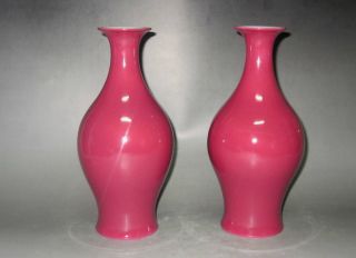 19th Century Of Yong Zheng Jigong Floret Bottle A Pair Of photo