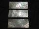 Three Rectangular Antique Chinese Export Finely Engraved Mop Gaming Counters Other photo 1