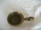 Chinese Brass Silk Iron Coal Pan Jeweled Handle Floral Design Other photo 2