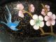 China Chinese Brass & Cloisonne Bowl W/ Lotus Cherry Blossoms & Avians 20th C Bowls photo 9