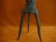 Antique China No Pattern Long Mouth Bronze Cup 