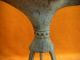 Antique China No Pattern Long Mouth Bronze Cup 