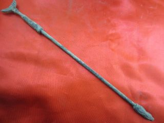 Chinese Bronze Collection Ancient Unique18big Weapons Knife &sword Carving &a12 photo