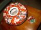 Antique Imari La Maison Au Soleil Covered Pumpkin Shape Jar Great Shape Other photo 1