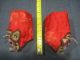 Old Chinese Embroider Baby Hand Guard - Ox Head Other photo 1
