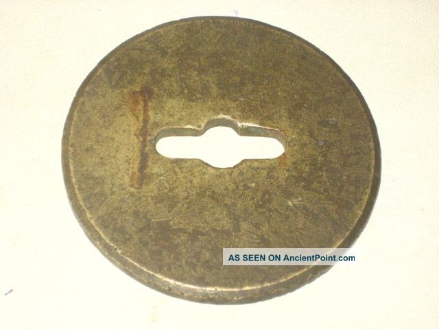 Rare Antique Chinese Copper Sword Block Other photo