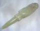 20ct Chinese Nephrite Jade Carved Archaistic Style Bird Finial (coom) Other photo 9