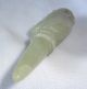 20ct Chinese Nephrite Jade Carved Archaistic Style Bird Finial (coom) Other photo 8
