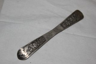 Exquisite Antique Chinese Butterfly Silver Hairpin photo