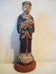 Antique Asian Chinese?japanese? Circa 1800 ' S Carved Wood Standing Figure Other photo 1