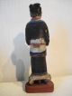 Antique Asian Chinese?japanese? Circa 1800 ' S Carved Wood Standing Figure Other photo 5