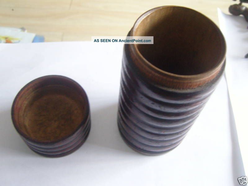 Antique Chinese Wood Tea Pot Other photo