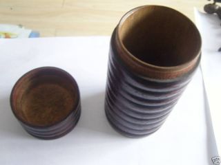 Antique Chinese Wood Tea Pot photo