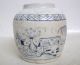 C1820 ' S Antique Asian Hand - Thrown Willow Tree Pottery Ginger Jar Other photo 1