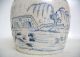 C1820 ' S Antique Asian Hand - Thrown Willow Tree Pottery Ginger Jar Other photo 3