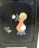 Chinese Four - Panel Wood Black Screen,  Detail&special Stone Decoration Other photo 4