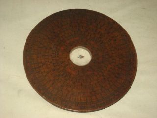 Exquisite Antique Chinese Wood Compass photo