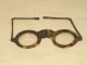 Exquisite Antique Chinese Shell Frame Eyeglass And Embroidery Case Other photo 6