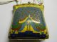 Antique Chinese Enamel Handbag Purse With Peacock Other photo 1