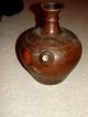 Antique Chinese Clay Kendi Brown Glaze With Lid Rare Other photo 5