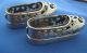 Antique Chinese Silver ' Shoe Shaped ' Salts Hallmarked - W.  C.  & 90. . Other photo 3