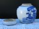 Small Blue And White Chinese Porcelain Jar With Lid Vases photo 3
