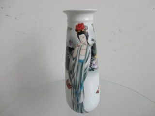 Huge Mouth Porcelain Vase Ceramic Exquisite Old photo