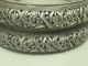 Exquisite Pair Antique Chinese Silver Lady Bracelets Other photo 1