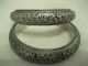 Exquisite Pair Antique Chinese Silver Lady Bracelets Other photo 2