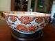 Antique Chinese Gilt Imari Punch Bowl,  18th C,  Qianlong Period Bowls photo 5