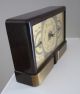 Desk Art Deco Machine Age Maroon Bakelite Taylor Airguide Barometer & Therometer Barometers photo 2