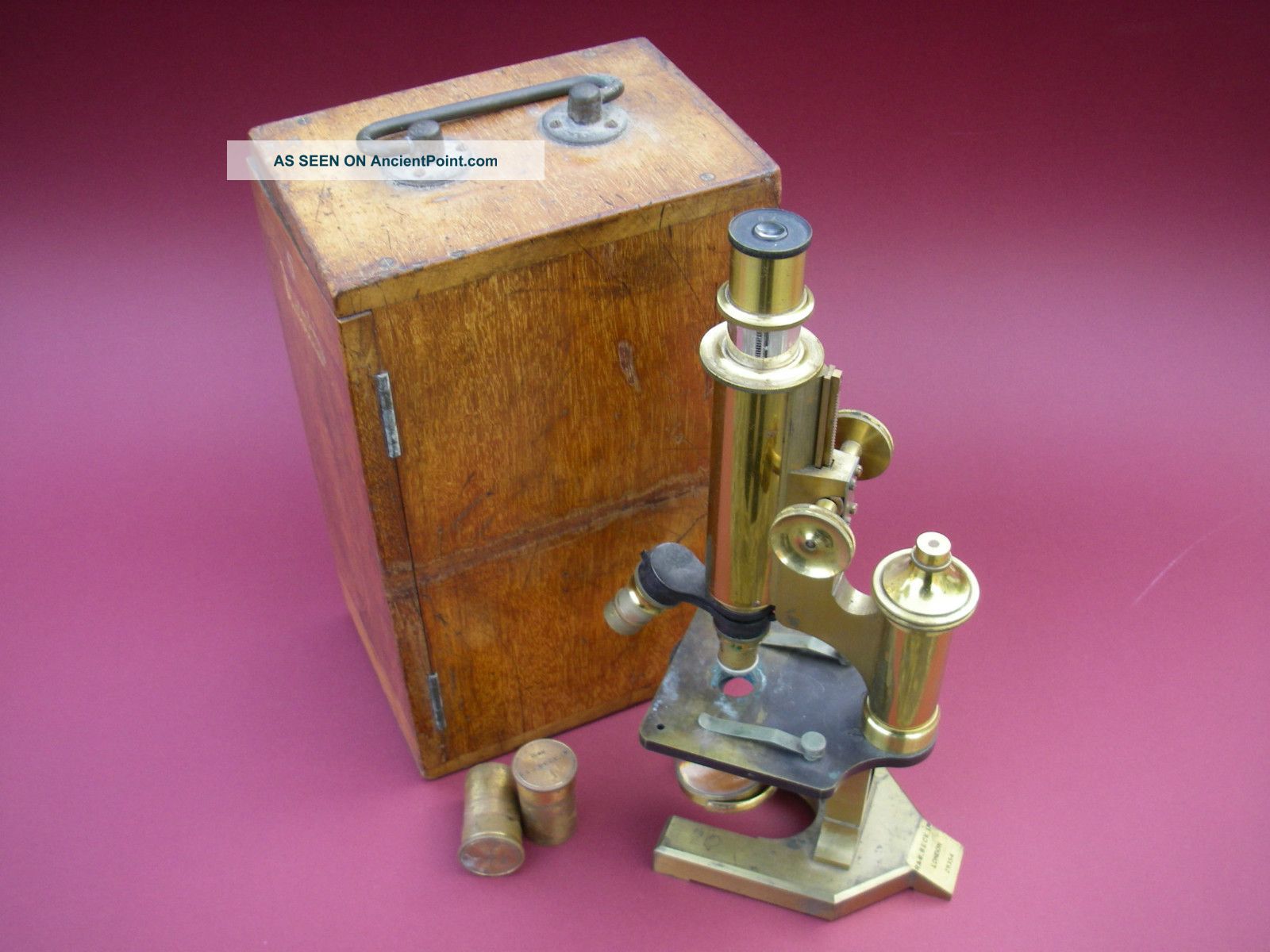 Antique Edwardian Microscope R & J Beck Other photo