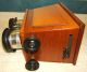 Antique Unis France Stereoscope Viewer 18 Glass Botanical Stereoview Slides Case Optical photo 6