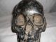 Exquisite Early 19th Century Bronze Lifesize Model Of A Human Skull Very Gothic Other photo 9